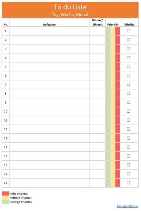 To do Listen Vorlage ultimative Anleitung für mehr Produktivität