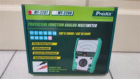 Unboxing The Pro Skit Protective Function Analog Multimeter Youtube