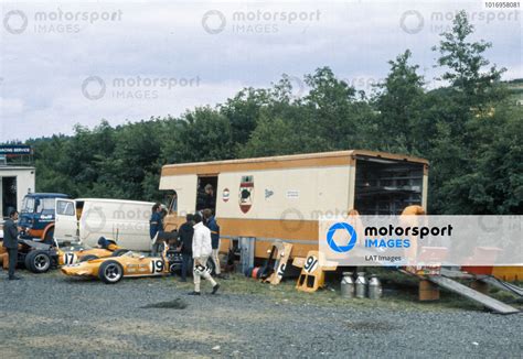 The McLaren Transporter In The Paddock The Cars Of Dan Gurney McLaren