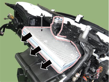 Kia Sportage Evaporator Core Repair Procedures Air Conditioning System