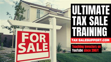 Ultimate Tax Sale Investing Training Tax Lien And Tax Deed Investor