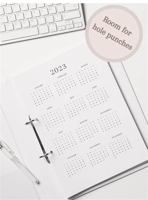 Calendar Printable Calendar Monthly Planner A Etsy