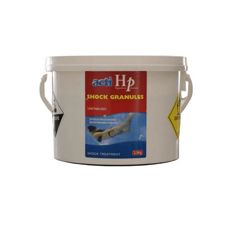 ACTI HP Chlorine Shock Granules 2 5KG London Essex Group