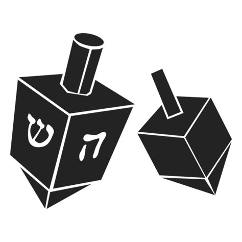 Diseño Png Y Svg De Icono De Dreidel De Hanukkah Para Camisetas