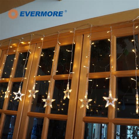 Best Twinkle Star Curtain String Lights Evermore Lighting