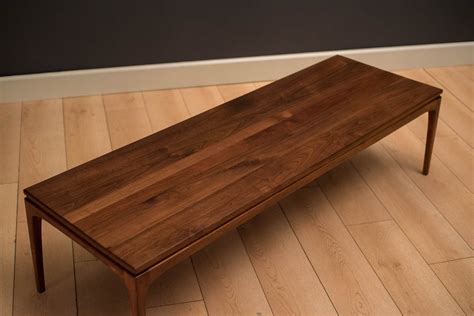 Vintage Solid Walnut Coffee Table By Ace Hi Mid Century Maddist