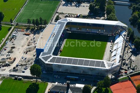 Luftbild Jena Um Und Ausbau Des Sportst Tten Gel Ndes Des Stadion