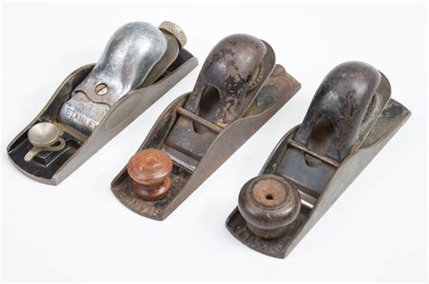 #200: THREE VINTAGE STANLEY BLOCK PLANES