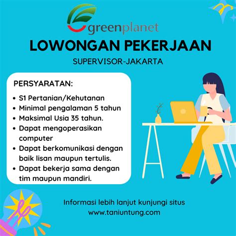 Info Loker Pertanian Supervisor Di Pt Green Planet Indonesia Tani Untung