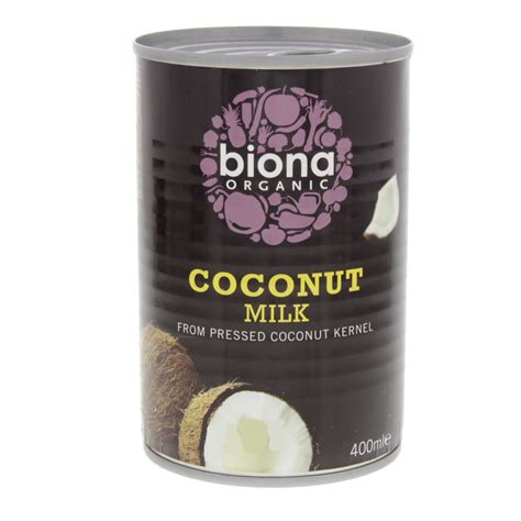 Biona Organic Coconut Milk 400 G Online At Best Price Organic Food Lulu Qatar