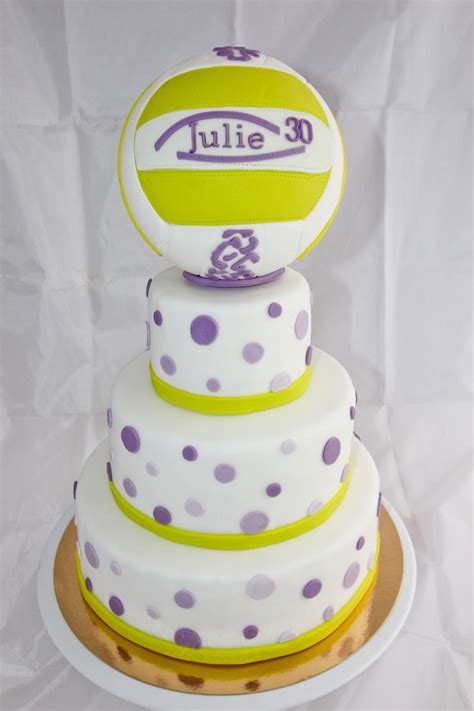 Birthday Cake Volley Ball By Christel Kiki