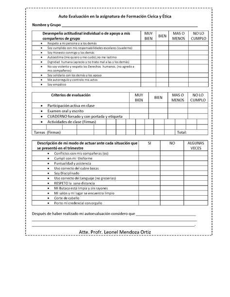 FormaciÓn CÍvica Y Ética