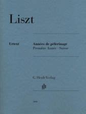 Liszt Franz Années de p lerinage Premi re Année Suisse