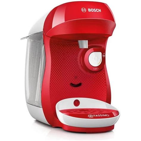 Bosch Machine À Café Tassimo Happy Tas1006 Plus De 40 Boissons Chaudes Onetouch Cafétière À