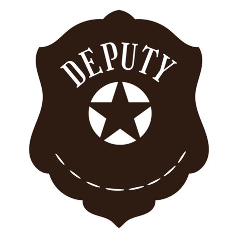 Deputy Badge Cut Out Police Png And Svg Design For T Shirts