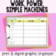 Work Power Simple Machines Graphic Organizer By Laney Lee Tpt