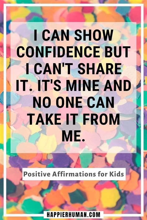 Self Esteem Quotes For Kids