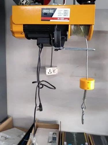 Crossbee Single Phase One Ton Capacity Mini Electric Wire Rope Hoist