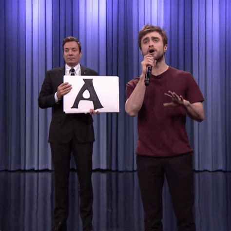 Watch Daniel Radcliffe Rap Alphabet Aerobics With Jimmy Fallon