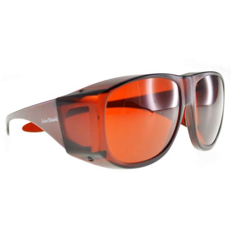 Sun Shield Fit Over Sunglasses - Brown - Kleargo