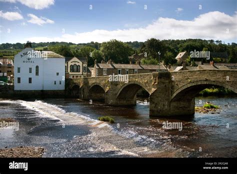 Haydon Bridge River South Tyne Northumberland Stock Photo Alamy