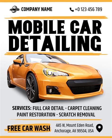 Car Detailing Flyer Ideas And Examples