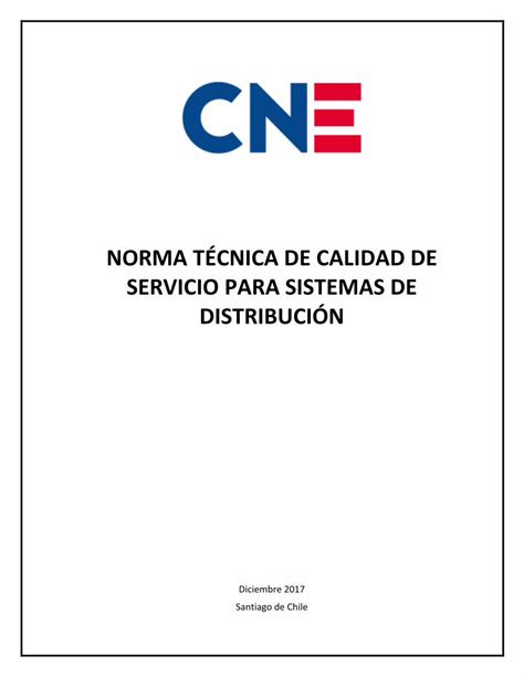 PDF NORMA TÉCNICA DE CALIDAD DE SERVICIO PARA cnica cuales