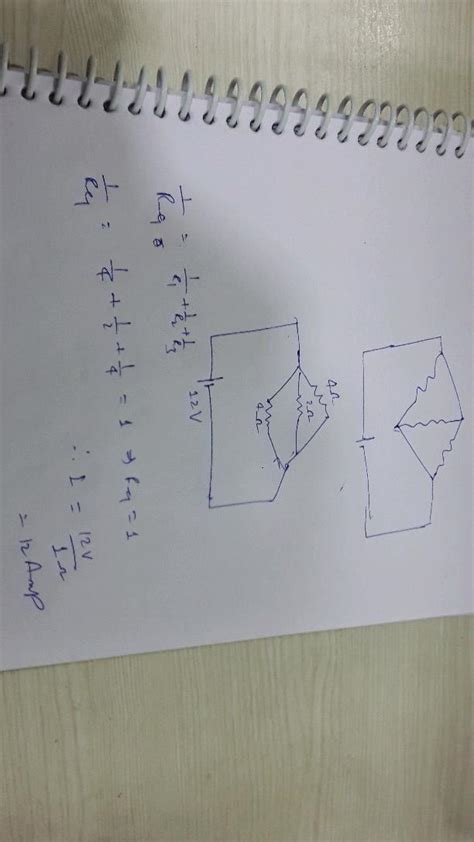 Determine The Current Flowing Through The Circuit Shown Above