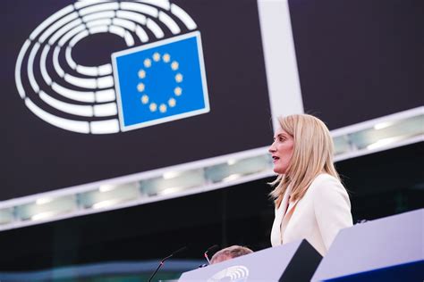 Roberta Metsola Nouvelle présidente du Parlement européen Europe Direct