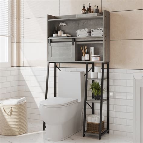 Buy Furniouse Over The Toilet Storage Cabinet With Toilet Paper Holder