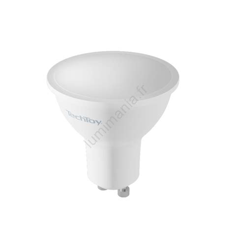 Techtoy Ampoule Connect E Led Rvb Intensit Variable Gu W V