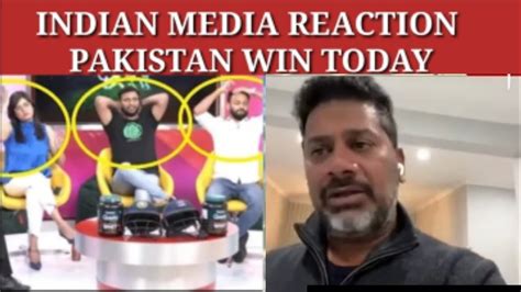 Indian Media Reaction On Pakistan Win Today Vikran Gupta Reaction On