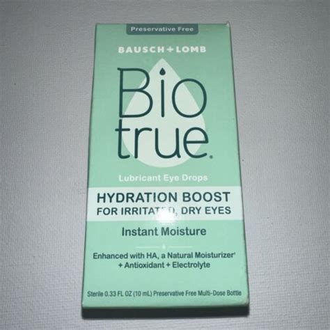 Biotrue Lubricant Eye Drops Hydration Boost New 0 33 Fl Oz 1 Pk Free Shipping⭐️ 310119022788 Ebay