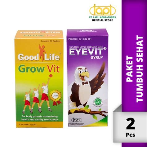 Jual Paket Tumbuh Sehat Eyevit Syrup Ml Good Life Growvit Isi