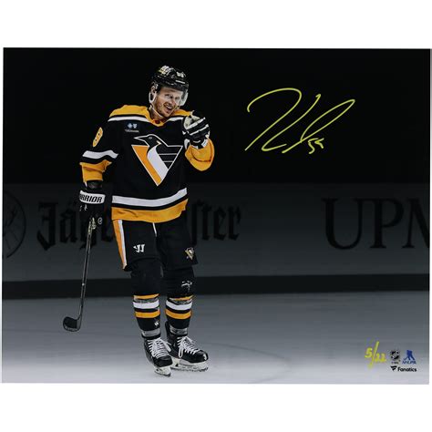 Lids Jake Guentzel Pittsburgh Penguins Autographed Fanatics Authentic 11" x 14" Reverse Retro ...