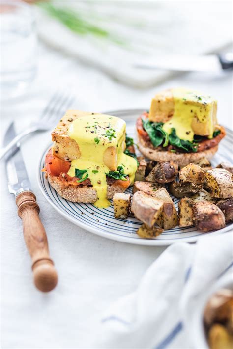 Vegan Eggs Benedict Plus Silky Nut Free Hollandaise — Murielle