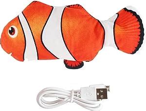 Amazon Electric Floppy Fish Cat Toy Realistic Flopping Clown