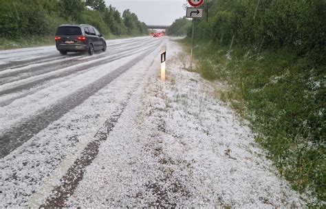 Unwetter ziehen über Bayern Mittelfranken und Region Ingolstadt stark