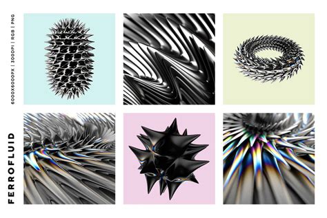 Ferrofluid Graphics by RuleByArt :: Behance