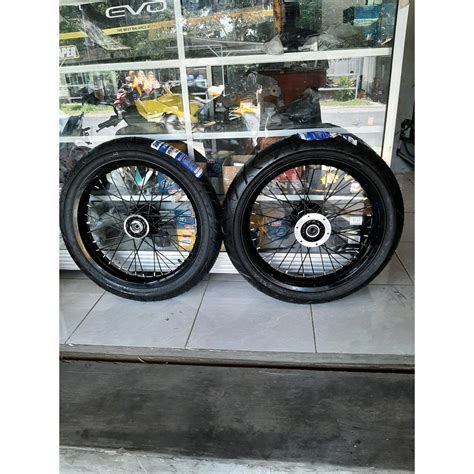 Jual Wheelset Supermoto Klx Ukur Roda Set Sumo D Tracker Ban