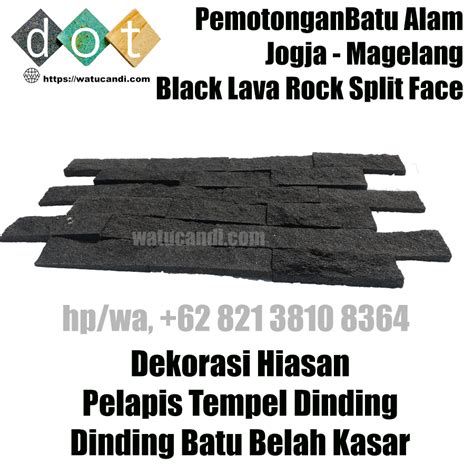 Marmo Hitam Lava Rock Candi Batu Belah Rta Craft Manufacturer Of