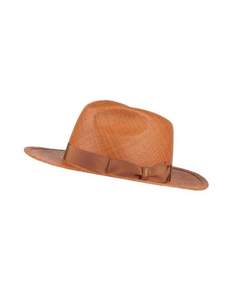 Borsalino Hat in Brown for Men | Lyst