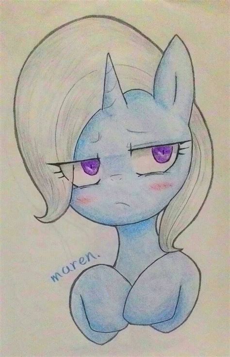 997855 Safe Artist Maren Trixie Pony Unicorn G4 Blushing