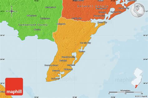 Political Map Of Cape May County