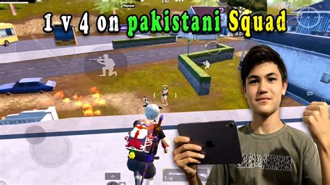 1 V 4 Pakistani Squad IPad Mini 6 Solo Squad PUBG Gameplay YouTube