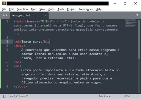 HTML e Javascript Primeiro exercício Texto puro JavaScript e HTML