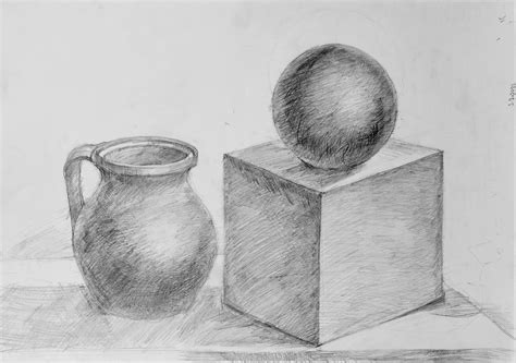 Easy Still Life Pencil Shading