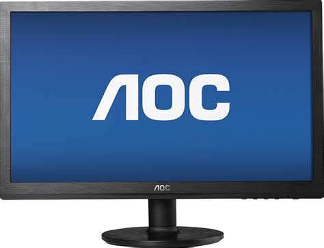 Best Buy AOC 19 5 LED HD Monitor Black E2060SWD