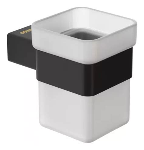 Porta Vaso Genebre Genwec Pompei Acero Inox Negro Mate Env O Gratis