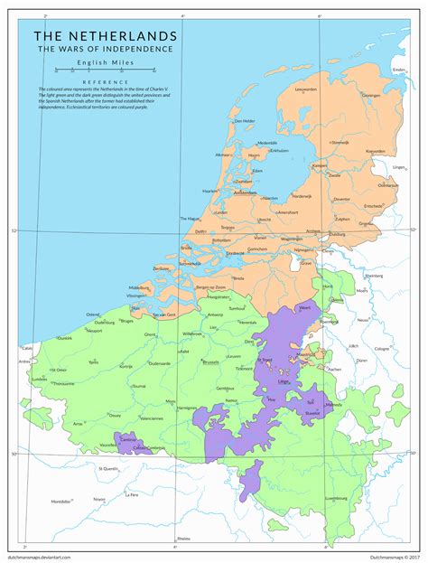 The Netherlands The Wars Of Independence 1648 Vivid Maps